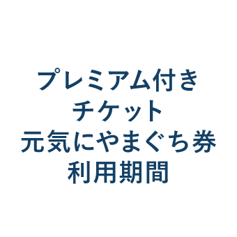プレミアム付きチケット元気にやまぐち券利用期間